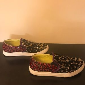 Marc Jacobs sequined leopard sneakers